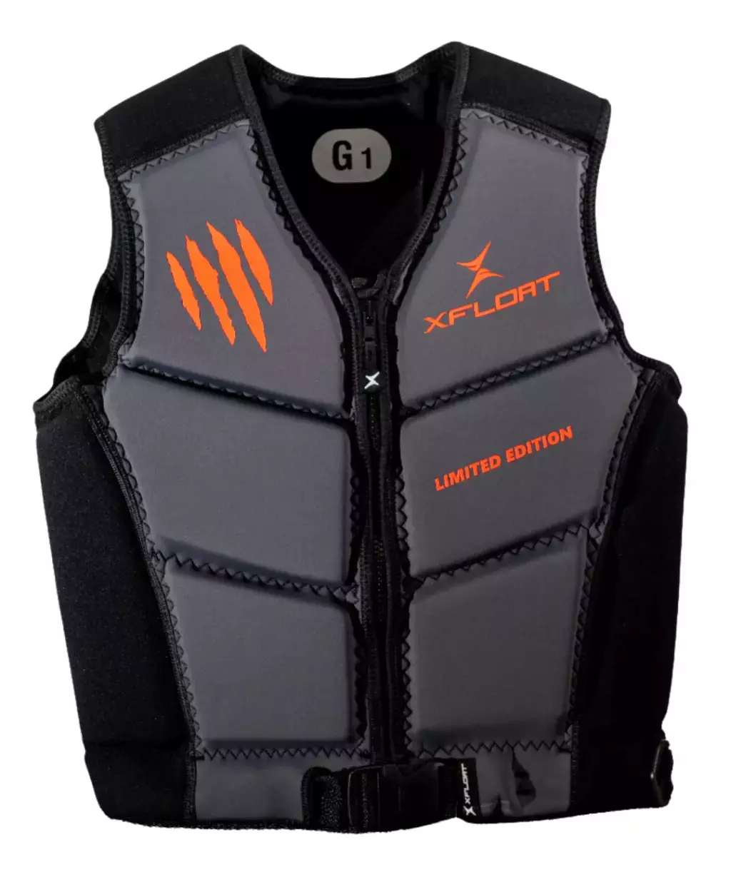 Colete Salva-Vidas CINZA de Neoprene Enzo 2.0 LIMITED - Homologado Marinha — foto 1